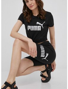 Puma pamut póló 848303 fekete