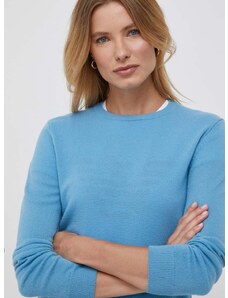 United Colors of Benetton gyapjú pulóver könnyű, női