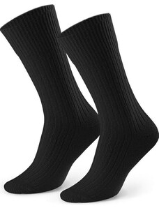 STEVEN Fekete klasszikus női zokni Art.093 TF023, BLACK