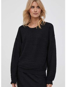 Sisley pulóver könnyű, női, fekete