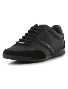 BOSS Black Rövid szárú sportcipők 'Saturn' szürke / fekete