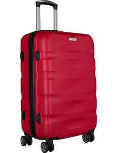 Peterson piros utazóbőrönd, mérete M PTN 5806-W-M