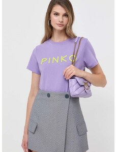 Pinko pamut póló lila, 101752.A150