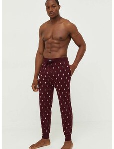 Polo Ralph Lauren pamut pizsamanadrág piros, mintás