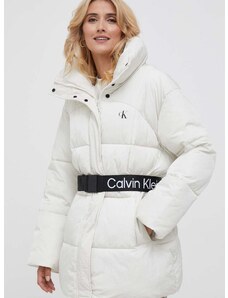 Calvin Klein Jeans rövid kabát női, bézs, téli