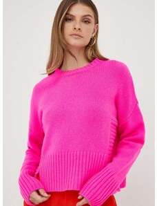 Pinko gyapjú pulóver meleg, női, rózsaszín, 102241.A1CH