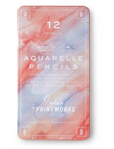Printworks ceruza készlet tokban Aquarelle (12 db)