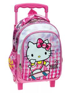 Hello Kitty gurulós ovis hátizsák rózsaszín 30cm