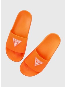 Guess papucs BEACH SLIPPERS narancssárga, női, E3GZ12 BB00F