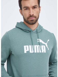 Puma felső zöld, férfi, nyomott mintás, kapucnis, 847428