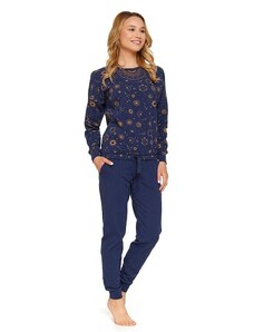 DN Nightwear Zodiac női pizsama, kék, állatöves