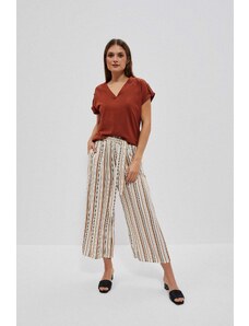 Moodo LADIES TROUSERS L-SP-4016 OFF WHITE
