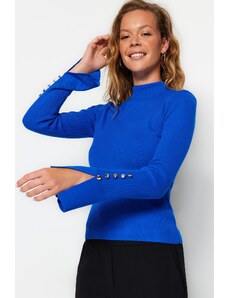 Trendyol Saks Sleeve Ends Detailed Knitwear Sweater