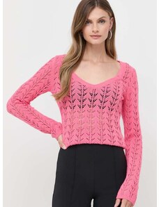 Twinset pulóver kasmír keverékből könnyű, rózsaszín