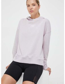 New Balance felső rózsaszín, női, nyomott mintás, kapucnis