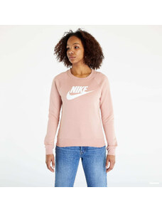 Női kapucnis pulóver Nike Sportswear Essential Women's Fleece Crew Rose Whisper/ White