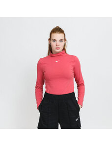 Női póló Nike Sportswear Essential Mock Long-Sleeve Top Pink
