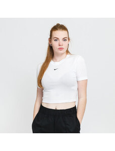 Női póló Nike NSW Essential Tee Slim Crp Lbr White/ Black