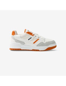 MoEa Vegan Sneakers Orange White Suede - Gen2