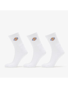 Férfi zoknik Dickies Valley Grove Socks 3-Pack White