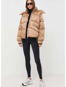 BOSS rövid kabát női, bézs, téli, oversize