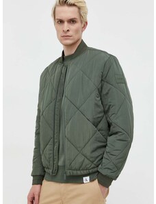 Calvin Klein bomber dzseki férfi, zöld, átmeneti