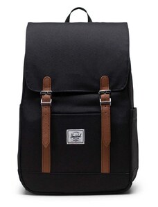 Herschel hátizsák Retreat Small Backpack fekete, nagy, sima