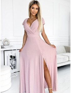 NM Csillogó női ruha 411-6 rózsaszín színben