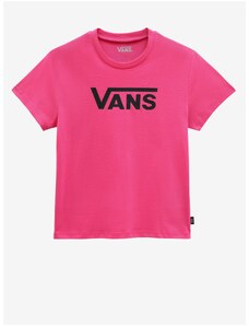 Dark pink girly T-shirt VANS Flying Crew Girls - Girls