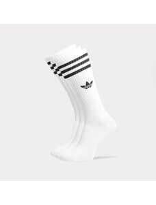 Adidas Zokni 3-Pack Solid Socks High Crew Női Kiegészítők Zokni IJ0734 Fehér