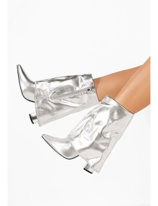 Zapatos Aveis ezüst női csizma