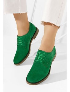 Zapatos Doresa zöld női derby cipő