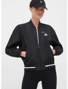 adidas rövid kabát női, fekete, átmeneti
