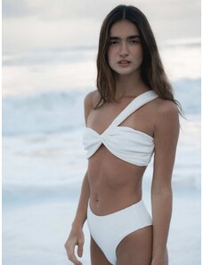 Luciee Honeycomb Two Piece Swimsuit In White