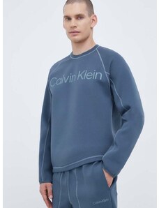 Calvin Klein Performance edzős pulóver szürke, nyomott mintás