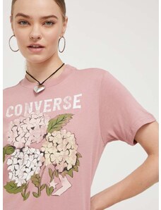 Converse pamut póló rózsaszín
