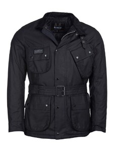 Barbour International SL viaszolt kabát — Black