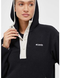 Columbia sportos pulóver Helvetia Iconic Sister fekete, nyomott mintás, kapucnis