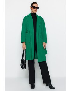 Trendyol Dark Green Regular Belted Coat