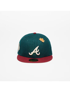 Sapka New Era Atlanta Braves Ws Contrast 59Fifty Fitted Cap New Olive/ Optic White