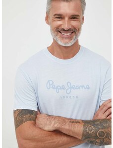 Pepe Jeans pamut póló JAYDEN nyomott mintás