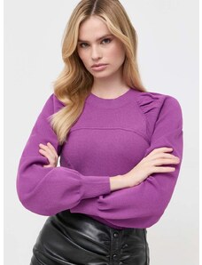 Karl Lagerfeld pulóver könnyű, női, lila