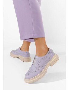 Zapatos Henise v4 lila női brogue cipő