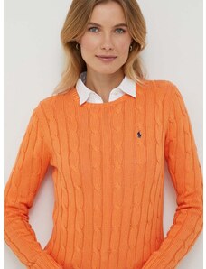 Polo Ralph Lauren pamut pulóver narancssárga