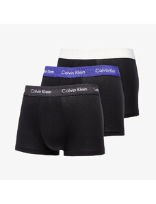 Boxeralsó Calvin Klein Cotton Stretch Classic Fit Low Rise Trunk Black/ Off White/ Black/ Purple