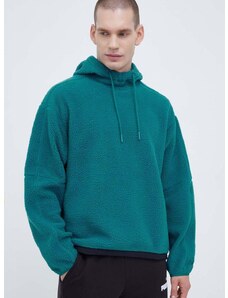Calvin Klein Performance sportos pulóver zöld, sima, kapucnis