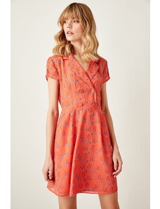 Trendyol Orange Button részletes ruha