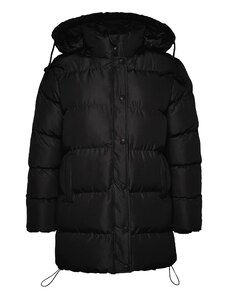Trendyol fekete kapucnis vízlepergető felfújható kabát