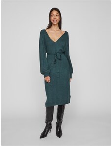 Zöld női pulóver ruha VILA Ril - Női