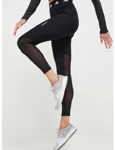 adidas Performance edzős legging Techfit fekete, nyomott mintás, IL6063